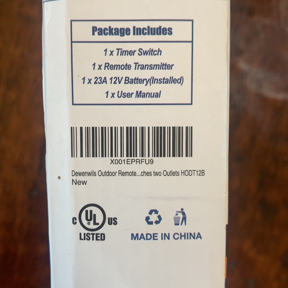 Outdoor/Indoor Remote Control Countdown Timer. New - Picture 4 of 11